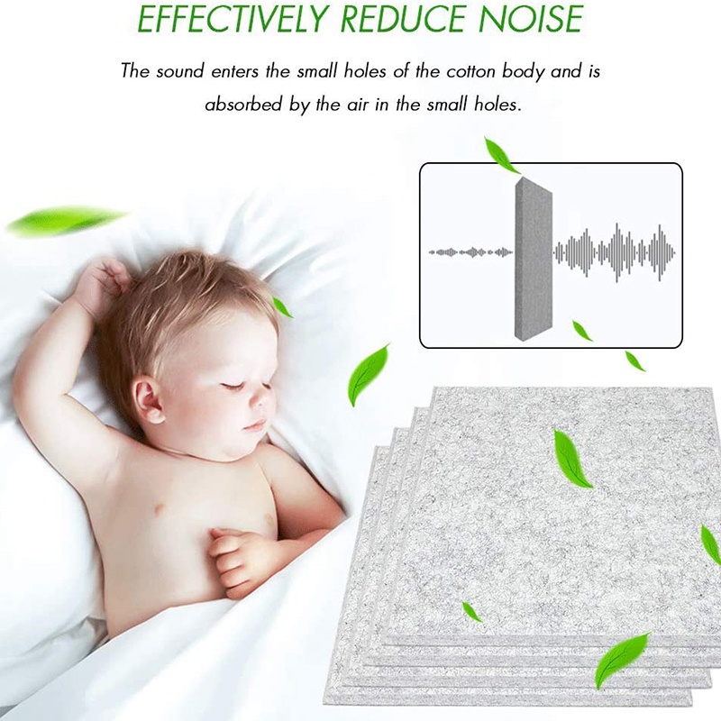 Bộ 20 Tấm Đệm Giảm Âm Viền Gạch Ốp Tường &amp; Acoustic