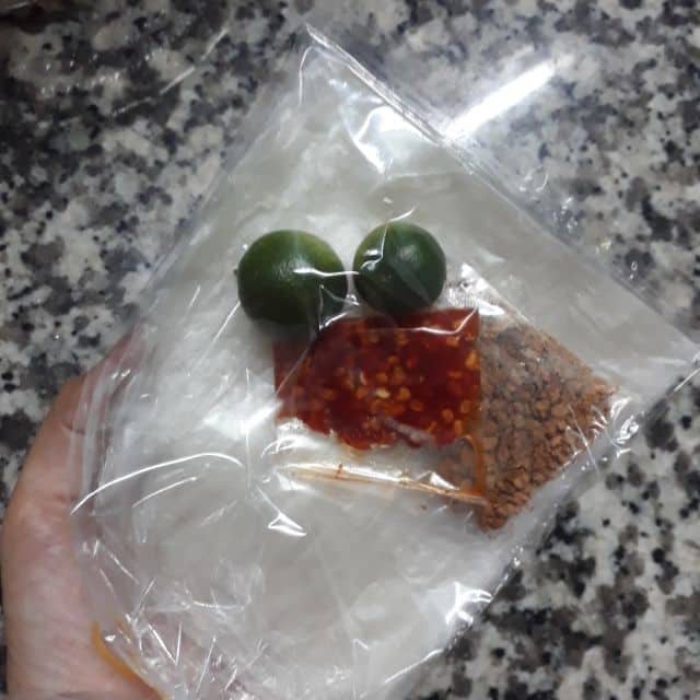 Combo bánh tráng ớt tắc siêu cay