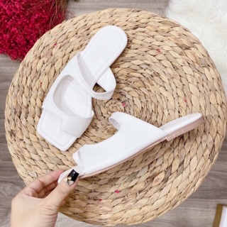 Dép xỏ quai cắt C da mềm ( hàng đẹp )