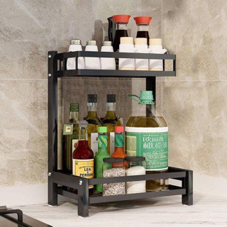 Kệ gia vị 2 tầng cao cấp đủ phụ kiện