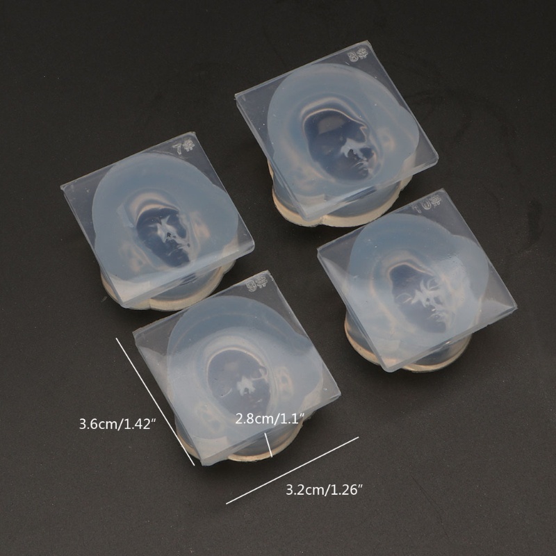 Khuôn silicone làm mặt búp bê 3d DIY