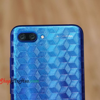 Bộ 3 Skin Dán Mặt Lưng Vân 3D Honor 10