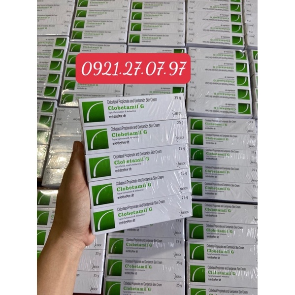 combo 10 Tuýp kem nám Clobetamil G LOẠI BỎ nám tàn nhang Thái Lan 25gr