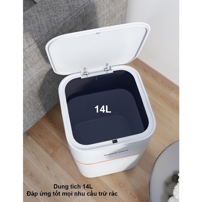 Thùng Rác Thông Minh Joybos ZFY39 dung tích14L - Tự Động Đóng Gói