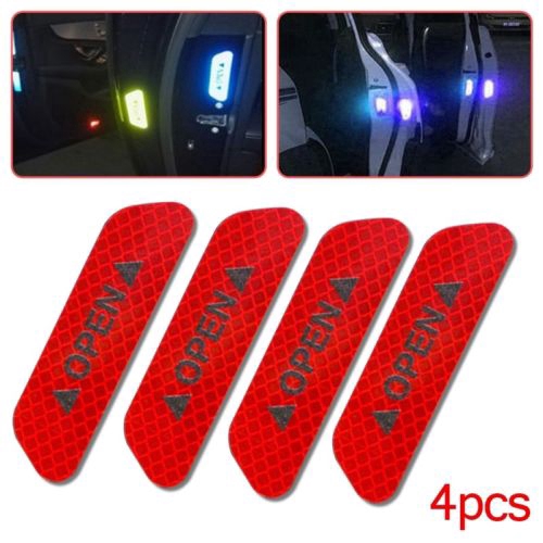 Bộ 4 miếng dán cửa xe hơi phản quang chống trượt chất lượng cao