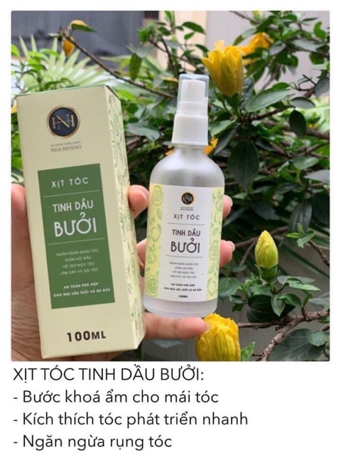 Xịt bưởi nga hoàng trị rụng tóc , kích thích mọc tóc