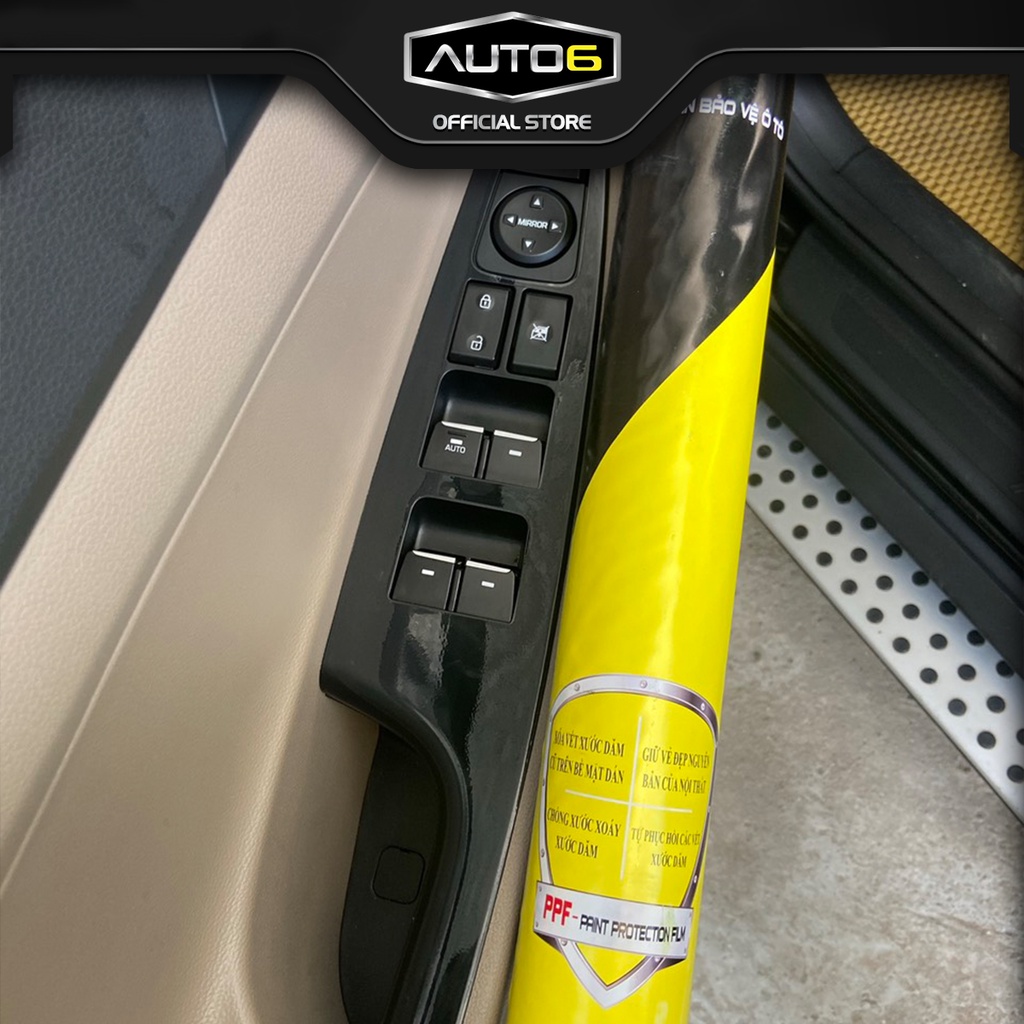 Bộ 6 chi tiết Film PPF trong suốt dán xe HUYNDAI TUCSON 19-21 chống xước bảo vệ nội thất ô tô - AUTO6