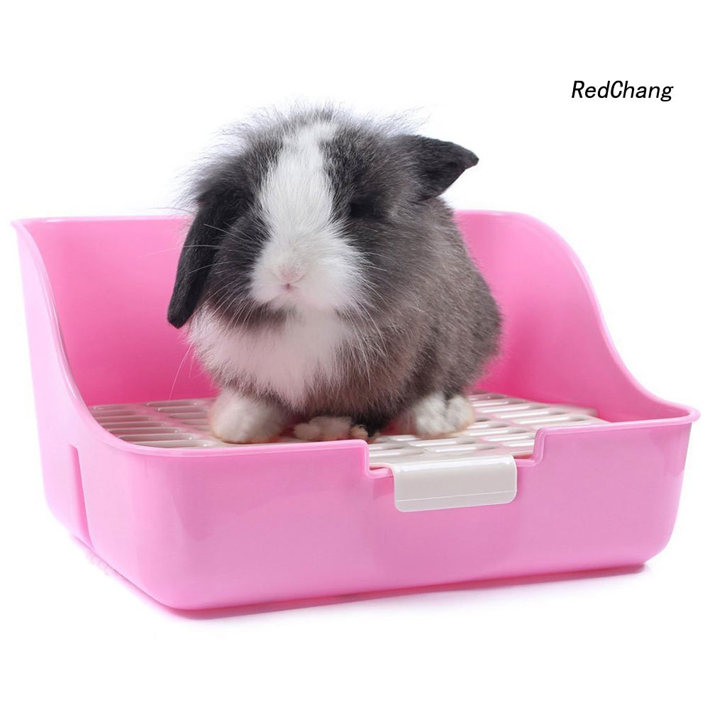 Khay Đi Vệ Sinh Sạch Sẽ Tiện Lợi Cho Thỏ/Chuột Hamster