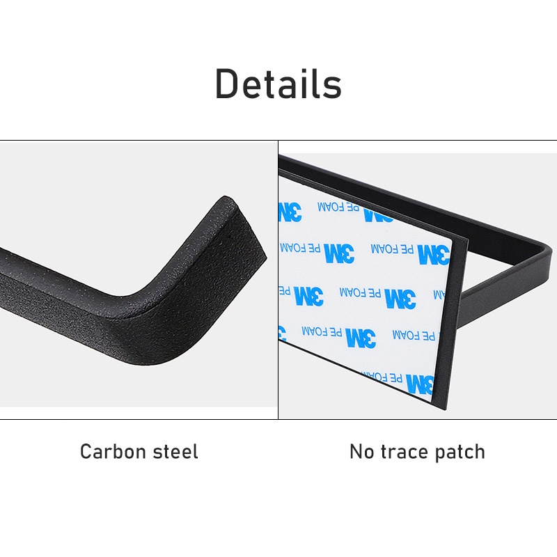 Giá Đỡ Cuộn Giấy Vệ Sinh Bằng Nhựa Tự Dính Không Cần Khoan Lỗ