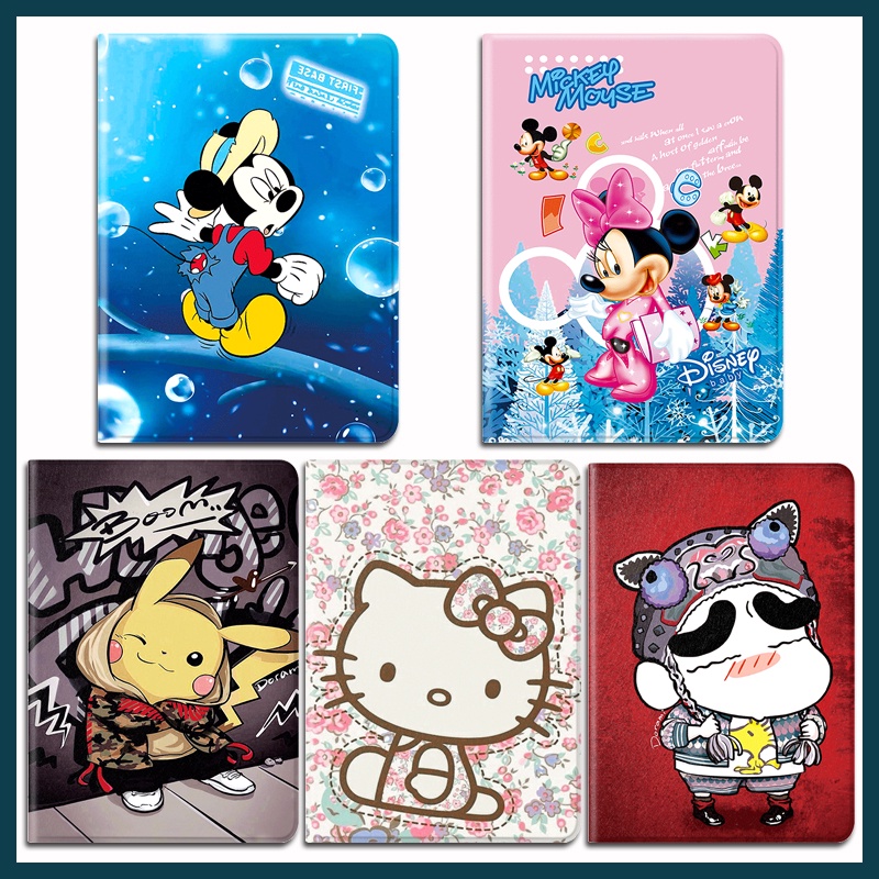 Ốp máy tính bảng họa tiết hoạt hình cho iPad 2/3/4 iPad Mini 54321 2017/2018 Air4 Air3 10.5 pro11 ipad9 8 7 10.2 Air 2 Pro9.7