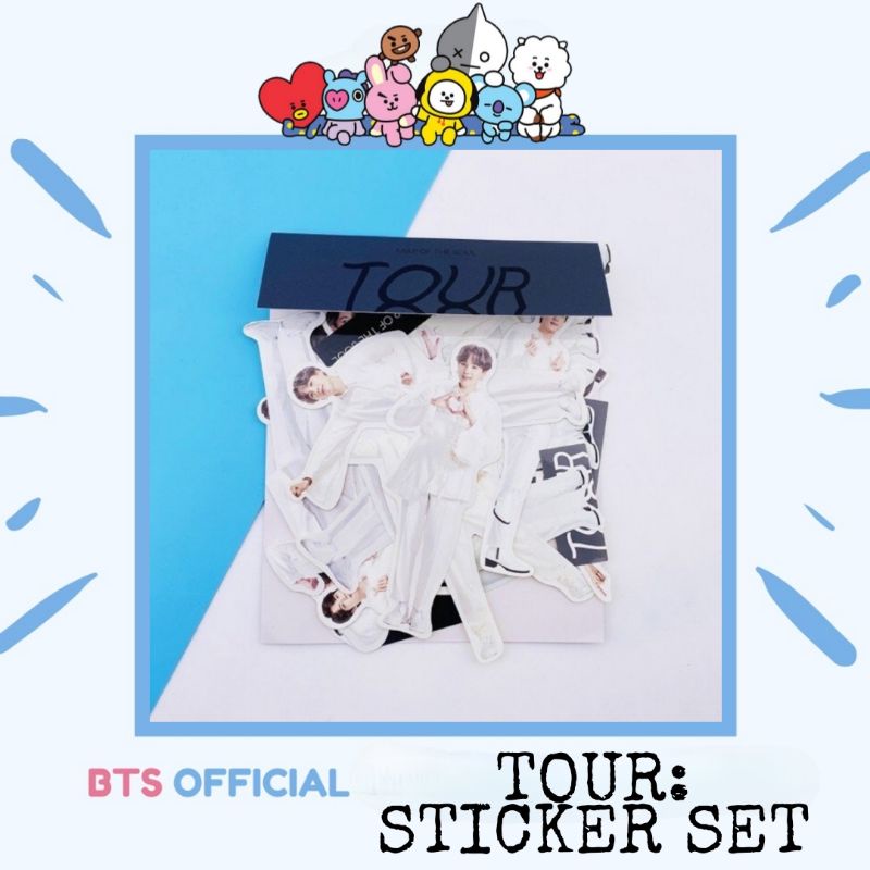 STICKER SET - BTS CONCERT TOUR (hàng off, weverse shop)