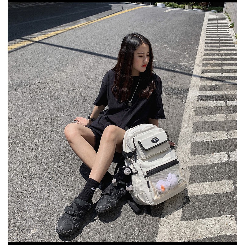 Balo nữ giá rẻ thời trang ulzzang đẹp dễ thương đi học vừa laptop B087 yoli