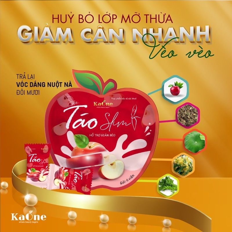 Kẹo Táo Slim Kaone chính hãng 100%