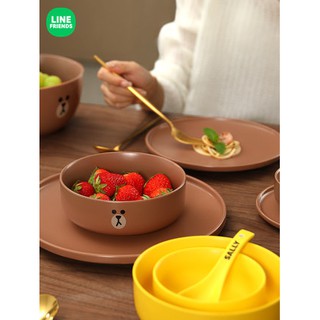 Bộ bát đĩa line friends