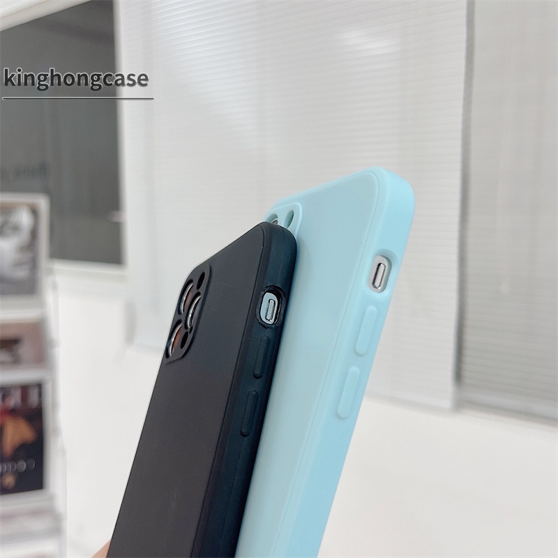 Ốp điện thoại TPU mềm màu trơn cho OPPO A15 A15S A16 A54 A5 A9 A53 A33 A31 2020 A7 A5S A12 A3S A74 A16S A52 A72 A92 A93