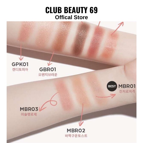 Phấn mắt A'pieu, phấn trang điểm mắt A'pieu Full Shot Mono Shadow 2g siêu xinh, nhiều màu