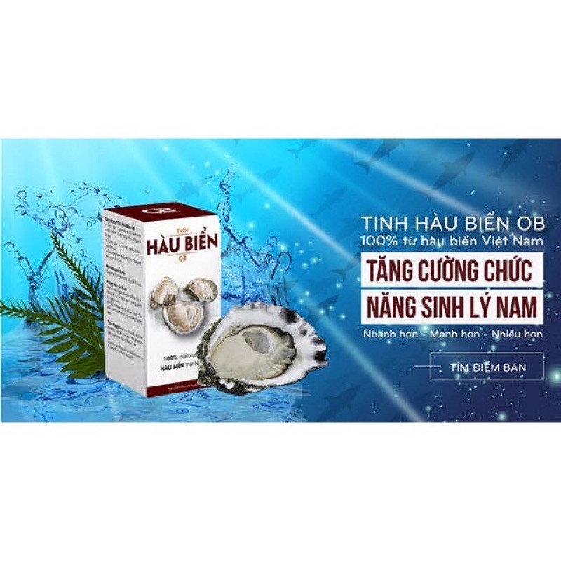 Tinh Hàu Biển OB - Hỗ Trợ tăng cường sinh lý nam