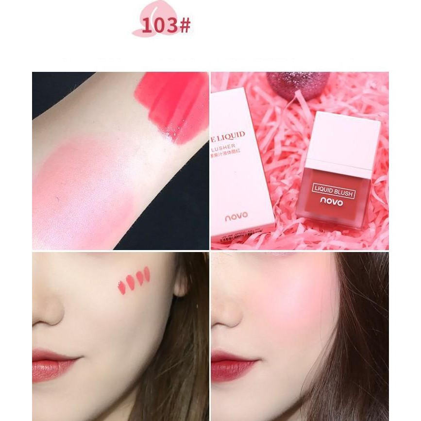 Phấn Má Hồng Dạng Kem NOVO Juice Liquid Blusher 7g