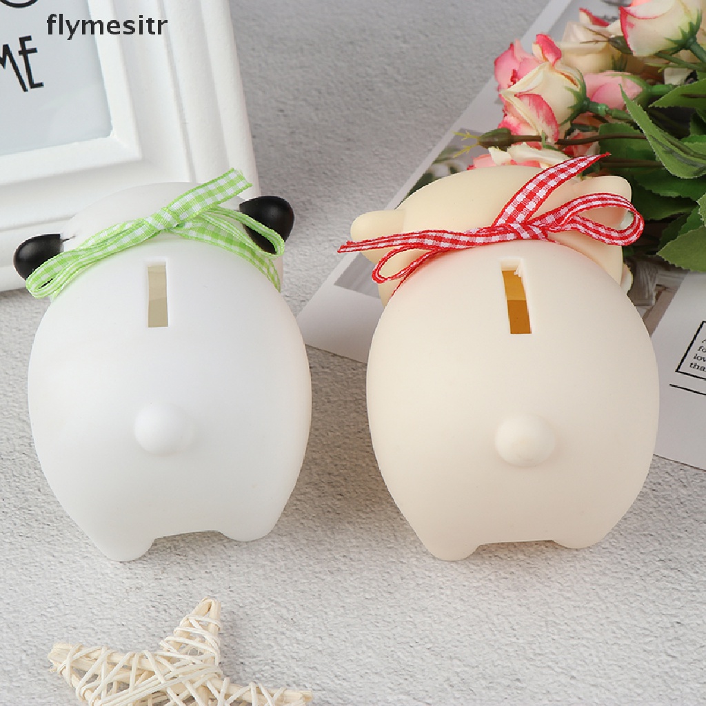 Ống heo tiết kiệm hình gấu trúc hoạt hình bằng nhựa