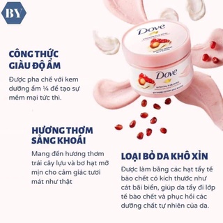 tẩy da chết body Dove