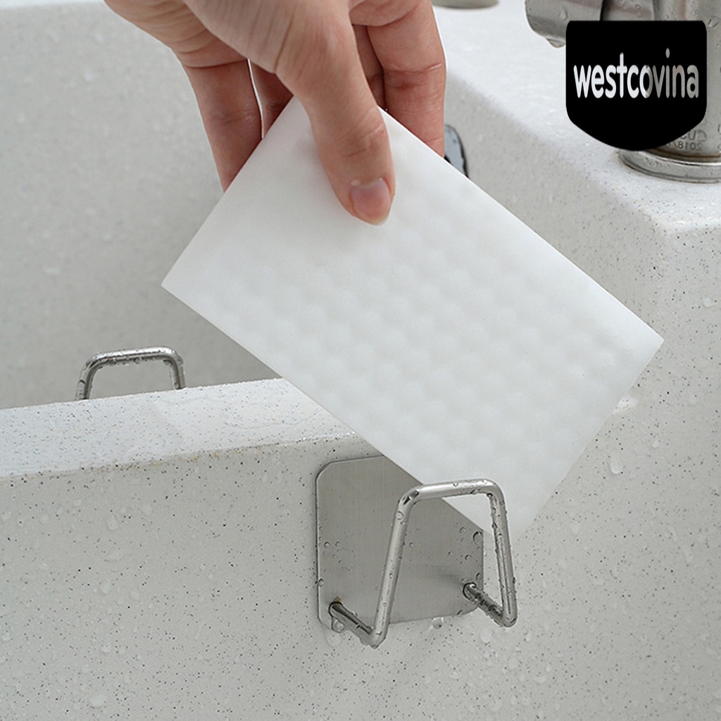 [Hot]☀ Giá Đỡ Inox 304 Tự Dính Tiết Kiệm Không Gian Cho Bồn Rửa