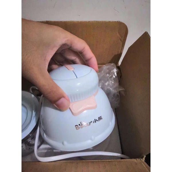 Máy xay ăn dặm thịt cá rau củ BEAR nơ cối thuỷ tinh cao cấp 2 nút bấm bảo hành 12 tháng