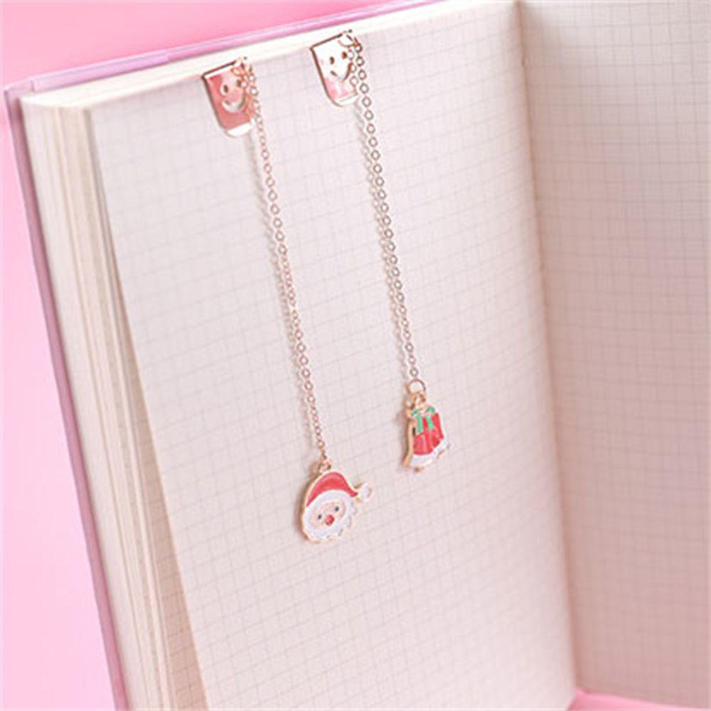Thẻ Đánh Dấu Trang Sách Hình Ông Già Noel Giáng Sinh