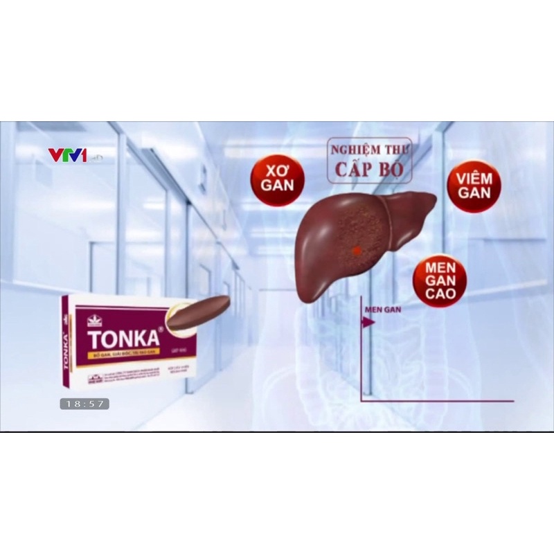Giải độc gan Nhất Nhất TONKA - Bổ gan, giải độc tái tạo tế bào gan