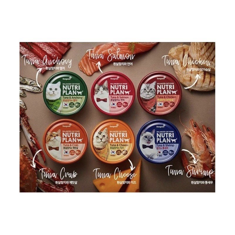 [FREESHIP] Pate Nutri Plan xuất cho mèo với 6 vị