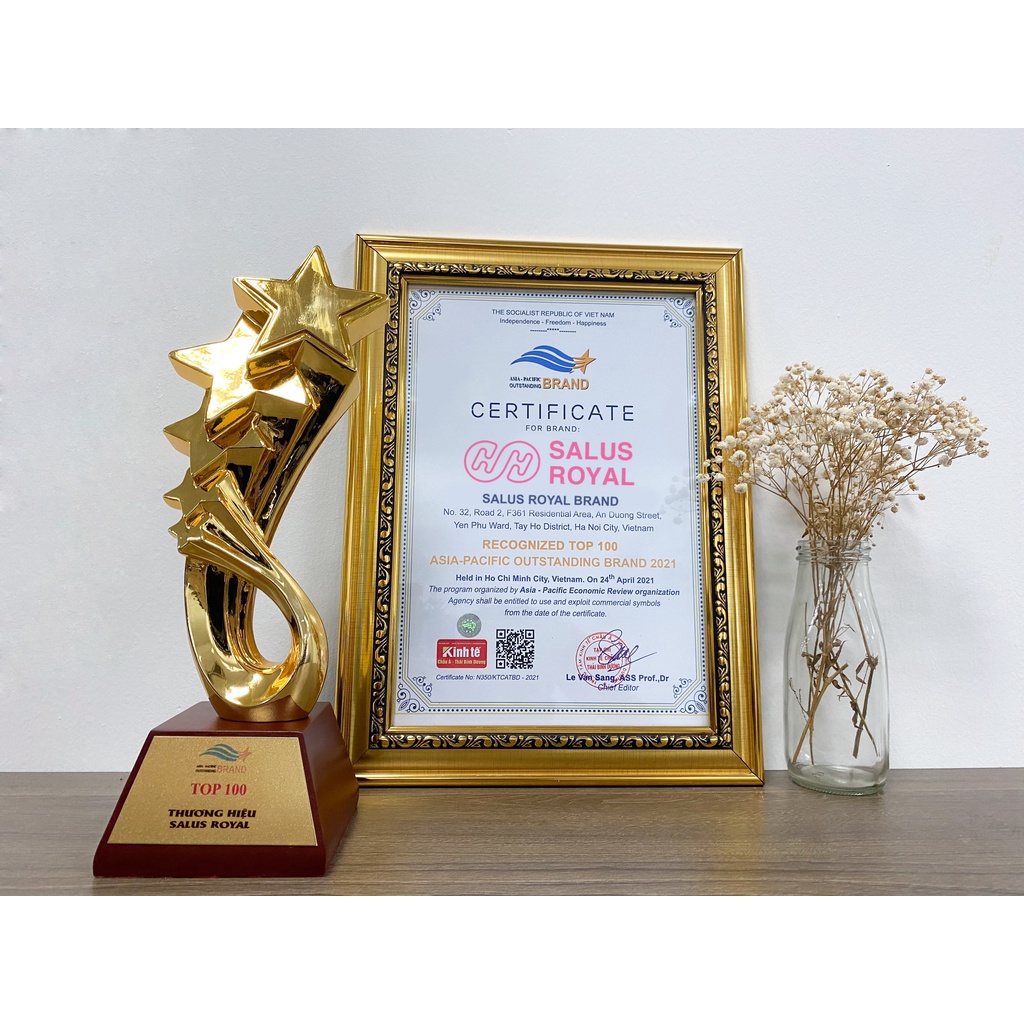 Xịt mũi SALUS ROYAL Nước Muối Hỗ Trợ Phòng ngừa và bảo vệ viêm đường hô hấp do vi rút