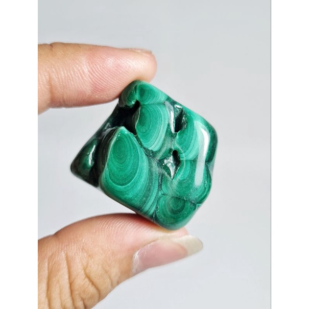 Tumbled Malachite  tự nhiên thanh tẩy Tarot, làm handmade, reiki healing, sưu tầm trưng bày...