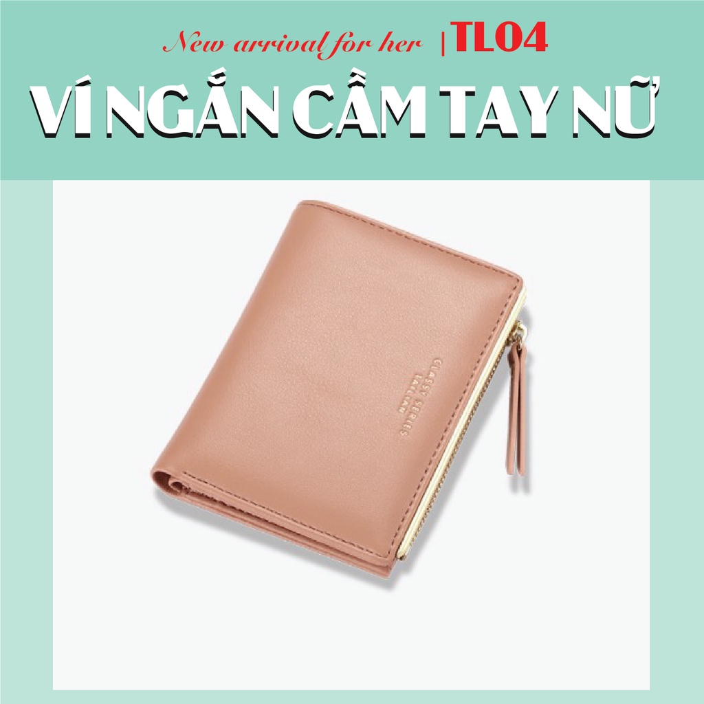 Ví Nữ Mini Cầm Tay Hàng Hiệu PERFECT FOR YOU Đựng Tiền Đựng Thẻ Nhiều Ngăn Tiện Dụng Giá Rẻ TL04 - GUTADO