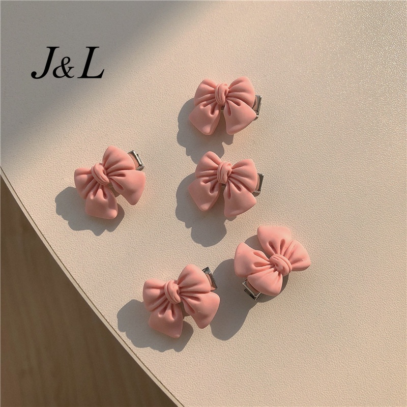 Kẹp TóC HìNh Nơ TráI Tim ĐíNh Kim Cương Giả ThờI Trang Cho Nữ