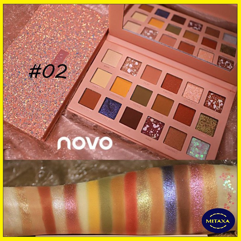 Bảng phấn mắt Novo Cinderella 18 màu PMNV02 | BigBuy360 - bigbuy360.vn