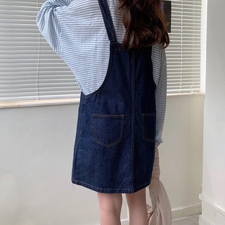 Yếm jeans ngắn