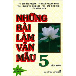 Sách - những bài làm văn mẫu 5 - tập 1