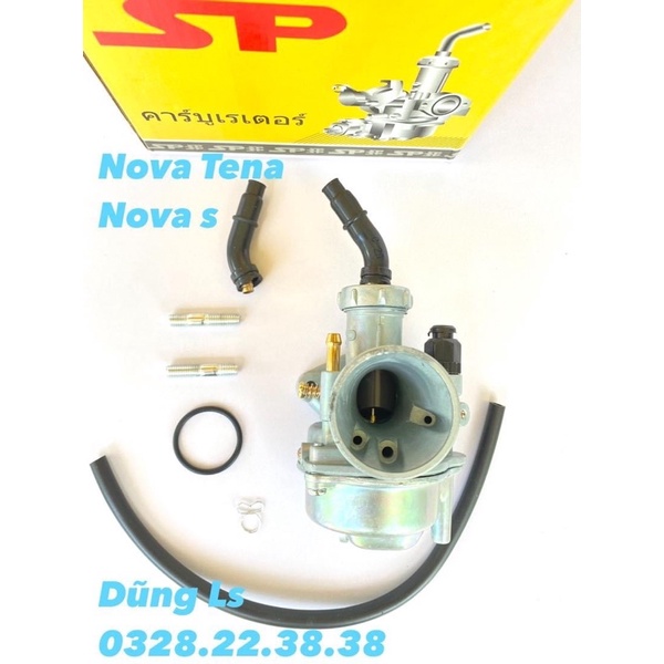 Bình xăng con nova tena nova s, bxc nova s, bộ chế hoà khí tena, biatơ nova 110cc thái lan, chế Tina