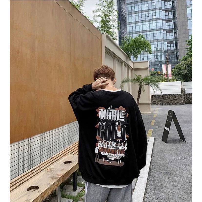 Áo hoodie sweater nam nữ in GRAFITY chất nỉ mềm mại fom unisex cool ngầu cá tính WEDO