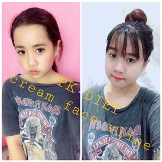 Kem tan mỡ mặt Vline PK Diet