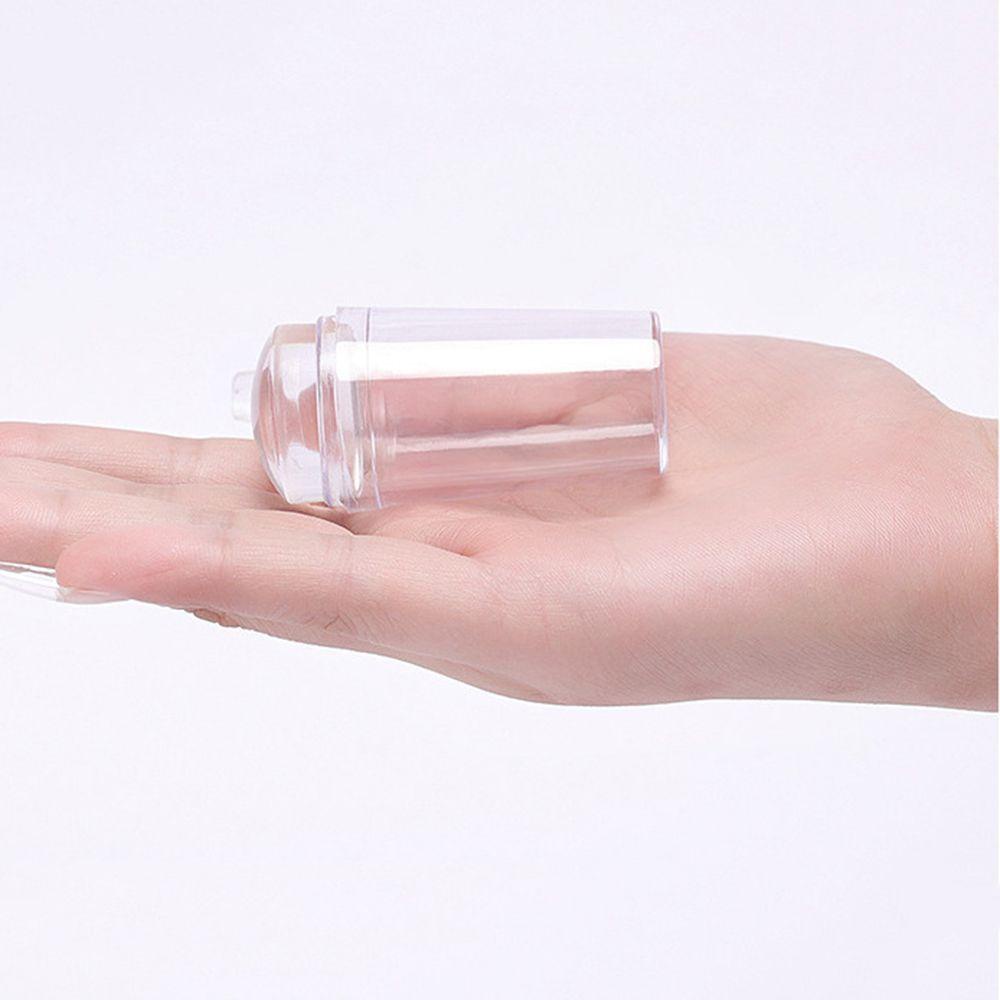 OCEANMAP Bộ Dụng Cụ In Vẽ Móng Nghệ Thuật Bằng Silicon Trong Suốt Kèm Nắp Đậy DIY