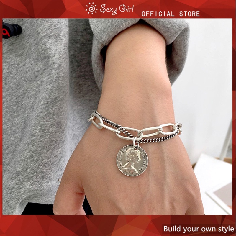 Vòng Tay 2 Lớp Màu Vàng/Bạc Thời Trang Cho Nữ