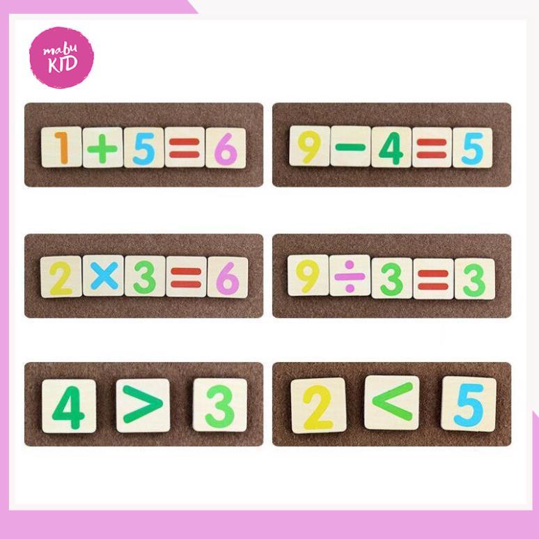 [HÀNG CAO CẤP] Đồ chơi giáo dục - Bộ Que Tính + Số ,Học Toán An Toàn Cho Trẻ Em Làm Quen Toán Học