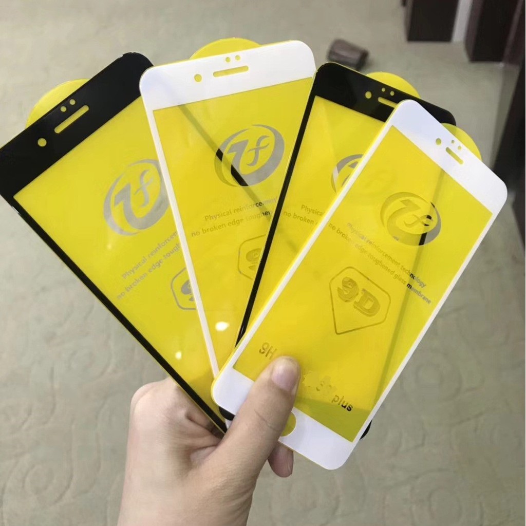 Kính cường lực 9D cho Iphone 6/6s/7/7plus/8/8plus. cường lực siêu bền cho iphone