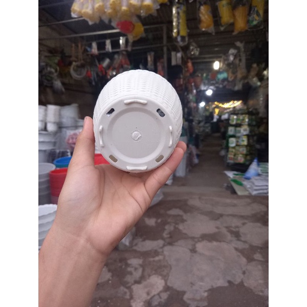 Chậu Nhựa 12Cm Trồng Sen Đá & Cây, Hoa Nhỏ Xinh