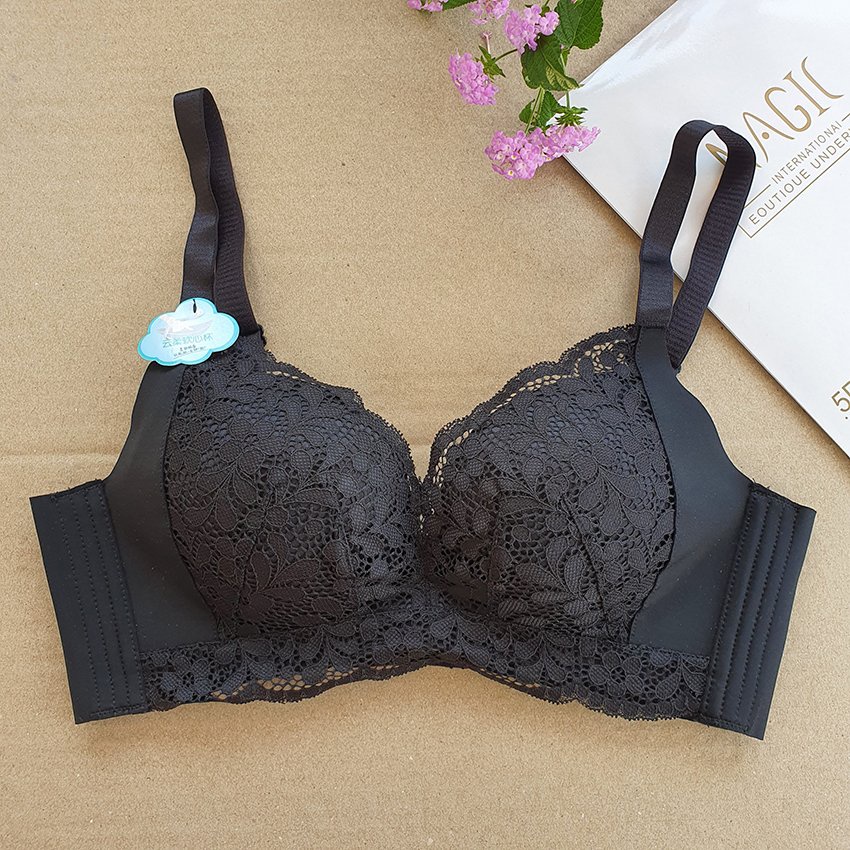 Áo lót nữ 6018 - Chất Ren - Đệm dày nâng ngực 4cm cho form ngực nhỏ