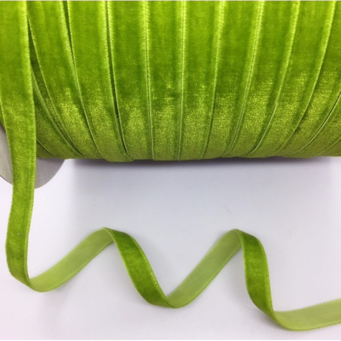 Cuộn dây ruy băng nhung mềm thoải mái kích thước 5 yards 3/8&quot; 10mm dùng làm đồ trang sức thủ công tiện lợi