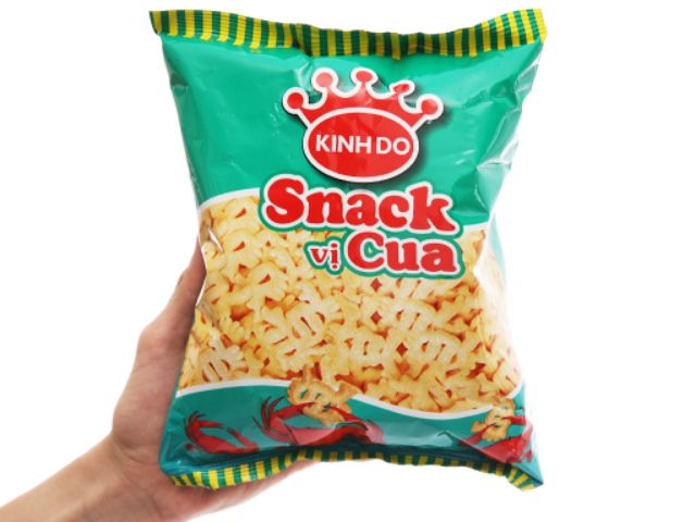 Bánh Snack Cua Kinh Đô Gói 32g