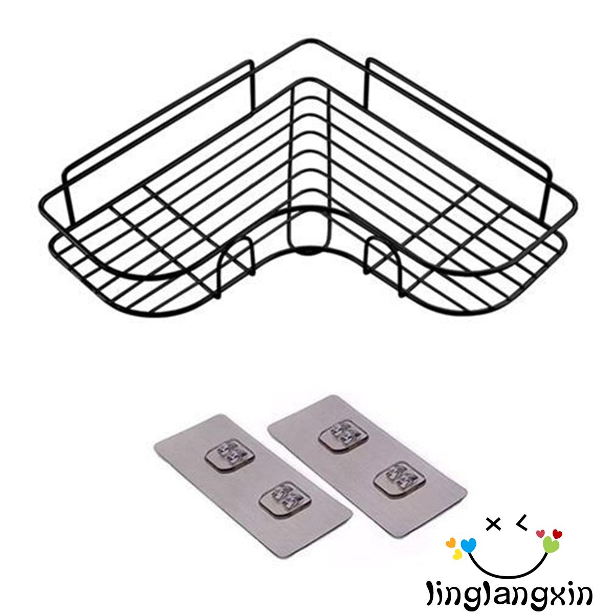 Set 2 Kệ Tam Giác Gắn Tường Đựng Vật Dụng Tiện Lợi