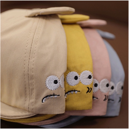 Mũ lưỡi trai cho bé chất vải xịn phong cách hàn quốc dễ thương đang yêu cho bé trai bé gái 3 đến 12 tháng