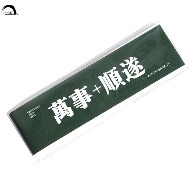 Sổ Tay Ghi Chú Mini Bằng PVC Chống Nước In Chữ Tiếng Trung